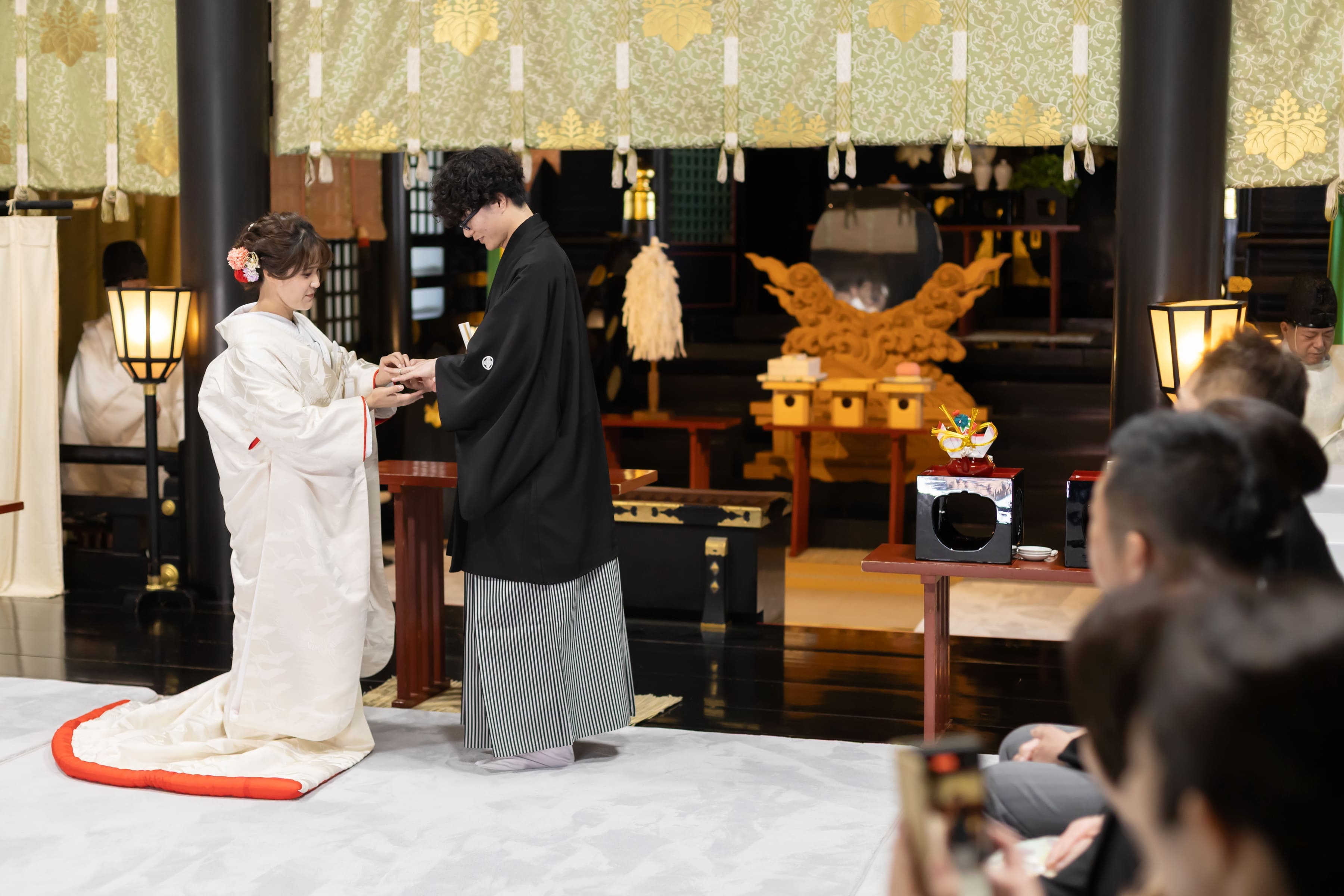 花嫁タクシーで香取神宮へ